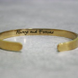 Always & Forever Bracelet Gifts in GOLD COLOR